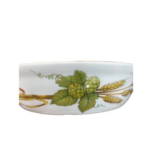 Royal Worcester Vtg England white fruit ceramic cookware 2"x8" SKU 9155 - Picture 15 of 16